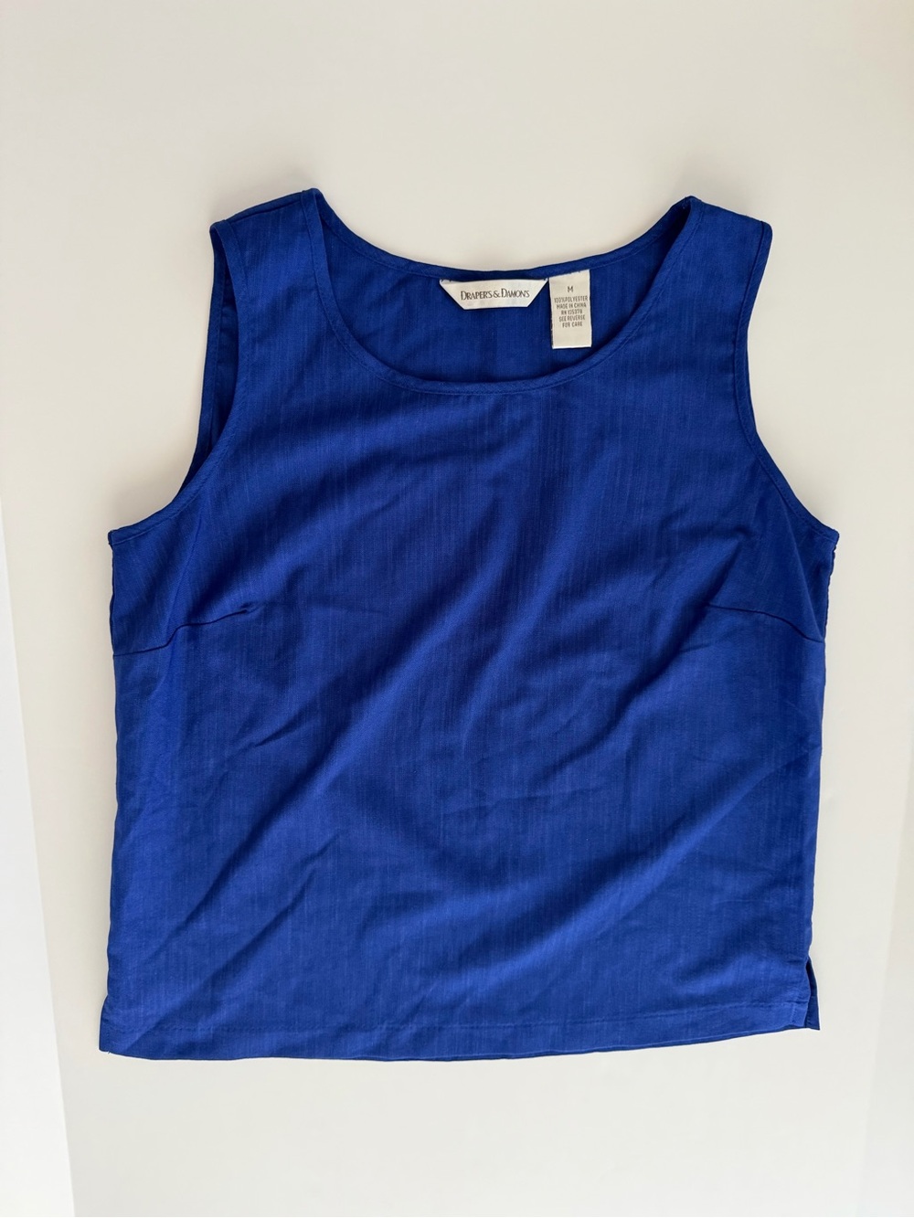 90s Boxy Sleeveless Blouse | Adult M